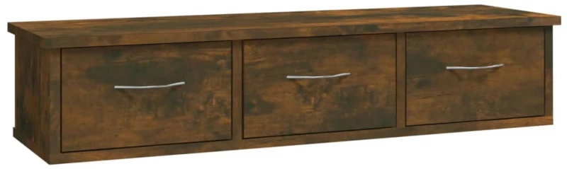 vidaXL Ντουλάπι Τοίχου Καπνιστή Δρυς 88x26x18,5 εκ. Επεξεργασμένο Ξύλο N/A Καφέ
