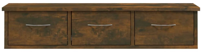 vidaXL Ντουλάπι Τοίχου Καπνιστή Δρυς 88x26x18,5 εκ. Επεξεργασμένο Ξύλο N/A Καφέ
