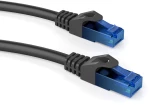 POWERTECH καλώδιο U/UTP Cat 6 CAB-N244, CCA 24AWG 0.5mm, 0.5m, μαύρο