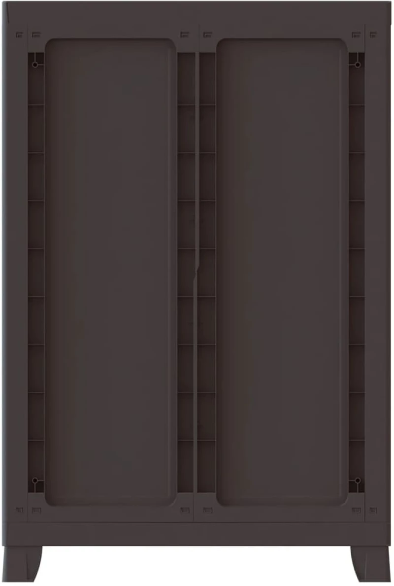vidaXL Πλαστικό Ντουλάπι 65 x 45 x 97 εκ. 65 x 45 x 97 cm Γκρι