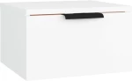 vidaXL Κομοδίνα Επιτοίχια 2 τεμ. Λευκά 34 x 30 x 20 εκ. N/A Λευκό