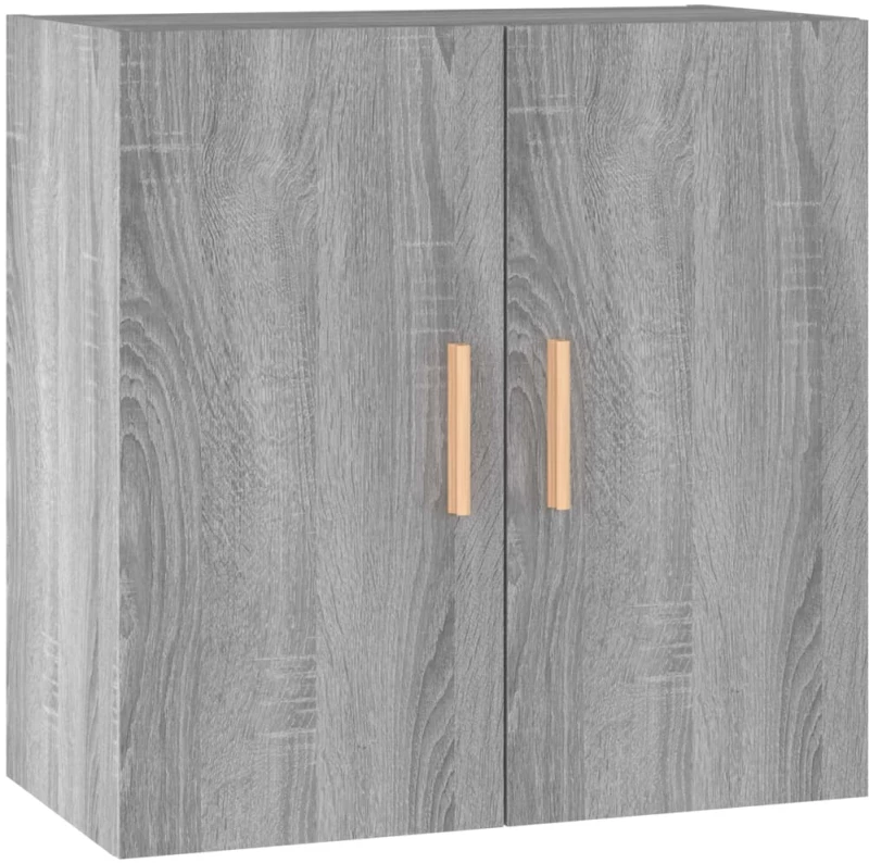 vidaXL Ντουλάπι Τοίχου Γκρι Sonoma 60x30x60 εκ. Επεξεργασμένο Ξύλο N/A Γκρι
