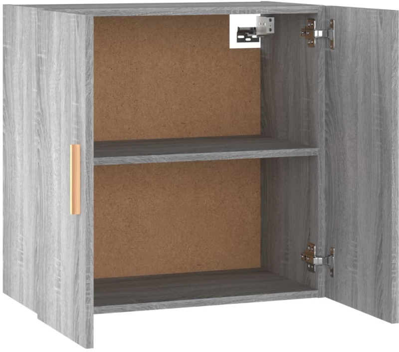 vidaXL Ντουλάπι Τοίχου Γκρι Sonoma 60x30x60 εκ. Επεξεργασμένο Ξύλο N/A Γκρι