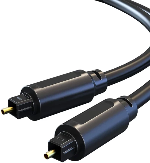 CABLETIME καλώδιο Toslink CT-AV380, gold plated, OD 4.0mm, 3m, μαύρο