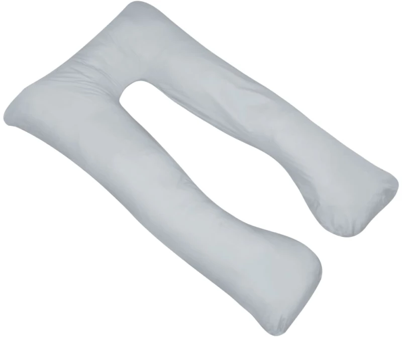vidaXL Μαξιλάρι Εγκυμοσύνης Γκρι 90 x 145 εκ. 90 x 145 cm Γκρι