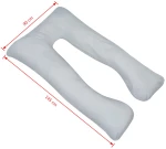 vidaXL Μαξιλάρι Εγκυμοσύνης Γκρι 90 x 145 εκ. 90 x 145 cm Γκρι