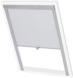 vidaXL Στόρι Ρόλερ Συσκότισης (Blackout) Λευκό S06/606 s06/606 Λευκό