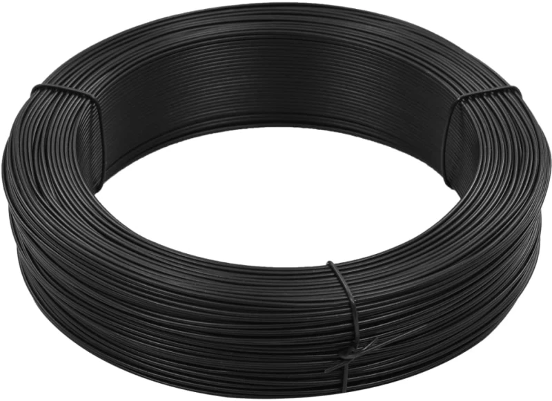 vidaXL Σύρμα Περίφραξης Ανθρακί 250 μ. / 0,9/1,4 χιλ. Ατσάλινο 0.9 / 1.4 mm Ανθρακί