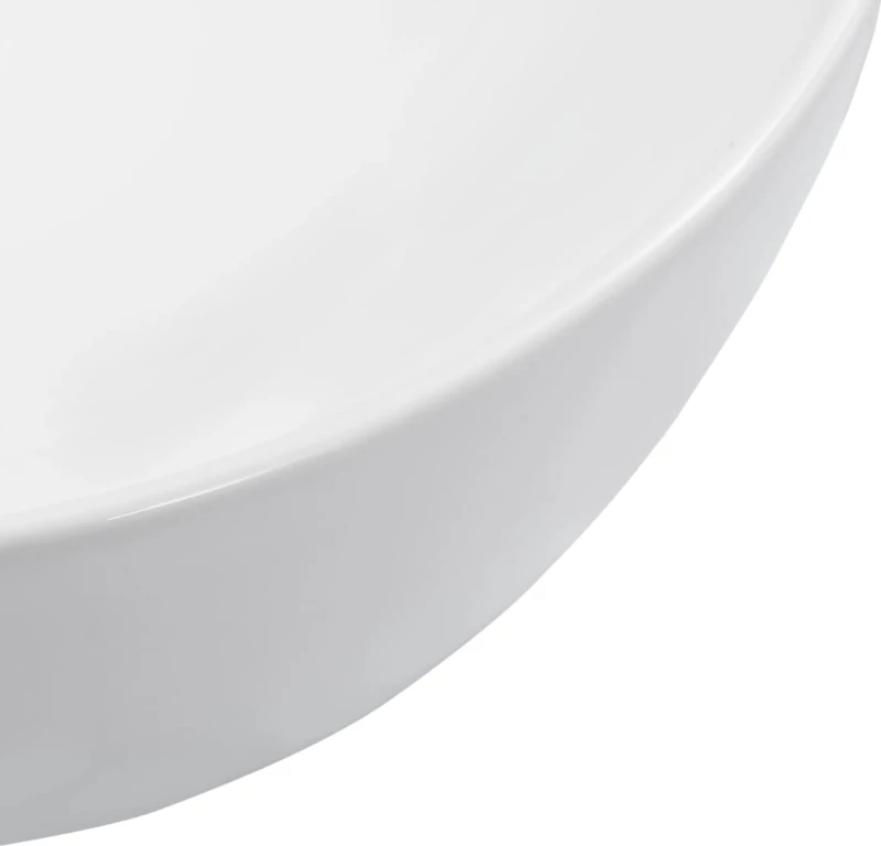 vidaXL Νιπτήρας Λευκός 42,5 x 42,5 x 14,5 εκ. Κεραμικός N/A Λευκό