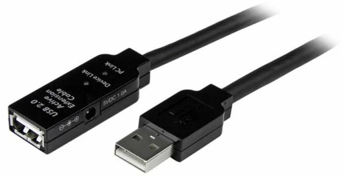 Καλώδιο USB Startech USB2AAEXT15M         Μαύρο