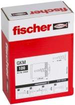 Βιδωτό κουτί Fischer gkm 24556 Μέταλλο Γύψος