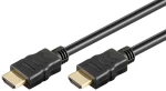GOOBAY καλώδιο HDMI 2.0 με Ethernet 61149, 10.2Gbit/s, 4K, 0.5m, μαύρο