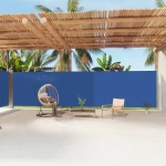 vidaXL Σκίαστρο Πλαϊνό Συρόμενο Μπλε 200 x 1200 εκ. 200 x 1200 cm Μπλε