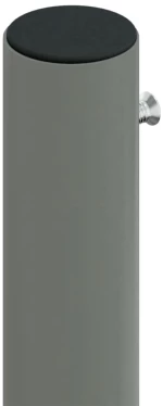 vidaXL Σκίαστρο Πλαϊνό Συρόμενο Μαύρο 200 x 1200 εκ. 200 x 1200 cm Μαύρο
