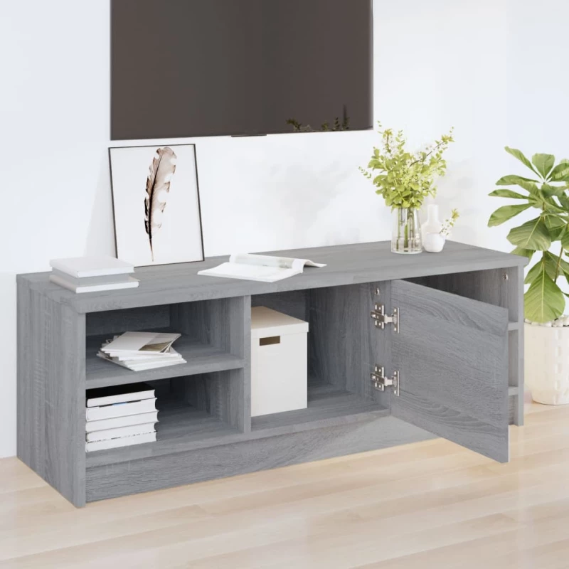 vidaXL Έπιπλο Τηλεόρασης ΓκριSonoma102x35,5x36,5εκ. Επεξεργασμένο Ξύλο N/A Γκρι