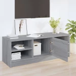 vidaXL Έπιπλο Τηλεόρασης ΓκριSonoma102x35,5x36,5εκ. Επεξεργασμένο Ξύλο N/A Γκρι