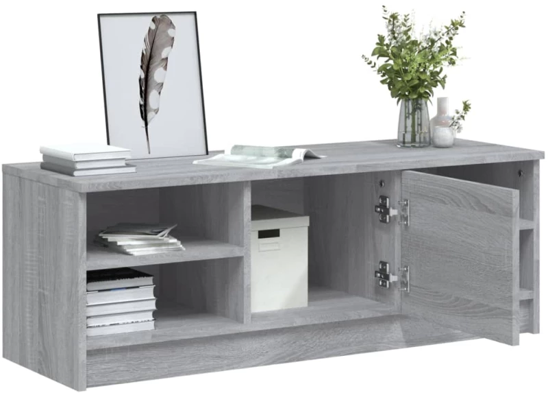 vidaXL Έπιπλο Τηλεόρασης ΓκριSonoma102x35,5x36,5εκ. Επεξεργασμένο Ξύλο N/A Γκρι
