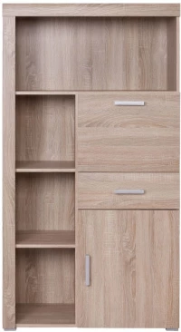 Βιτρίνα Ραφιέρα Damis 90.5x35x164εκ Σονόμα