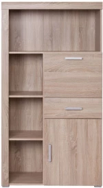 Βιτρίνα Ραφιέρα Damis 90.5x35x164εκ Σονόμα
