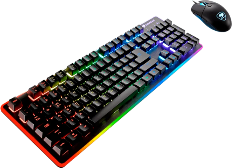 Cougar I Deathfire EX I 37DF2XNMB.0002 I Keyboard + Mouse BundleI Keyboard: Hybrid / 8 color Backlight I Mouse: ADNS-505...