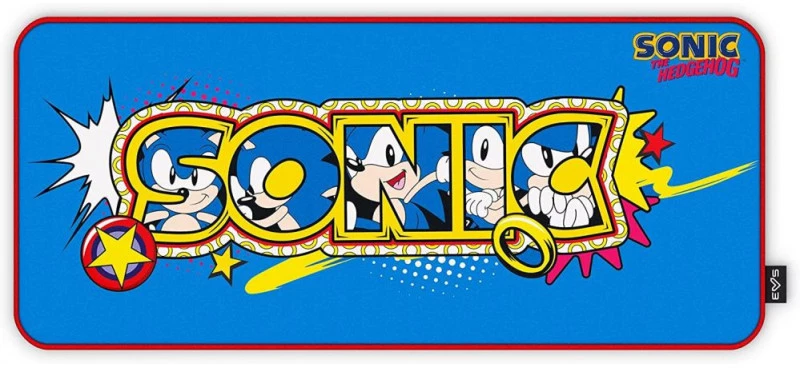 Energy Sistem Gaming Mouse Pad ESG Sonic Classic (XXL size, Anti-slip rubber base)