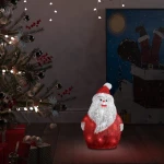 vidaXL Χριστουγ. Φιγούρα Άγ. Βασίλης LED Ακρυλική Εσ./Εξ. Χώρου 28 εκ N/A