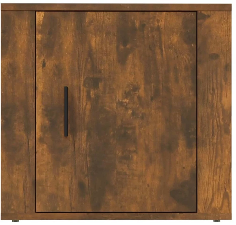 vidaXL Κομοδίνα 2 τεμ. Καπνιστή Δρυς 50x39x47 εκ. N/A