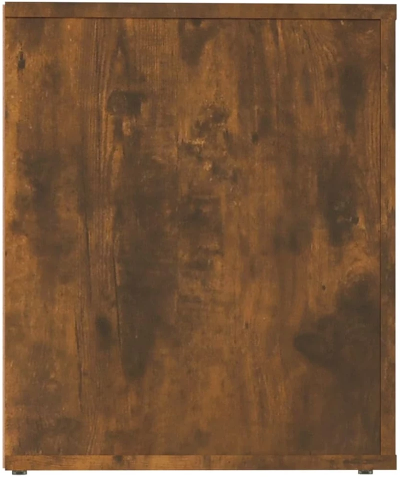 vidaXL Κομοδίνα 2 τεμ. Καπνιστή Δρυς 50x39x47 εκ. N/A