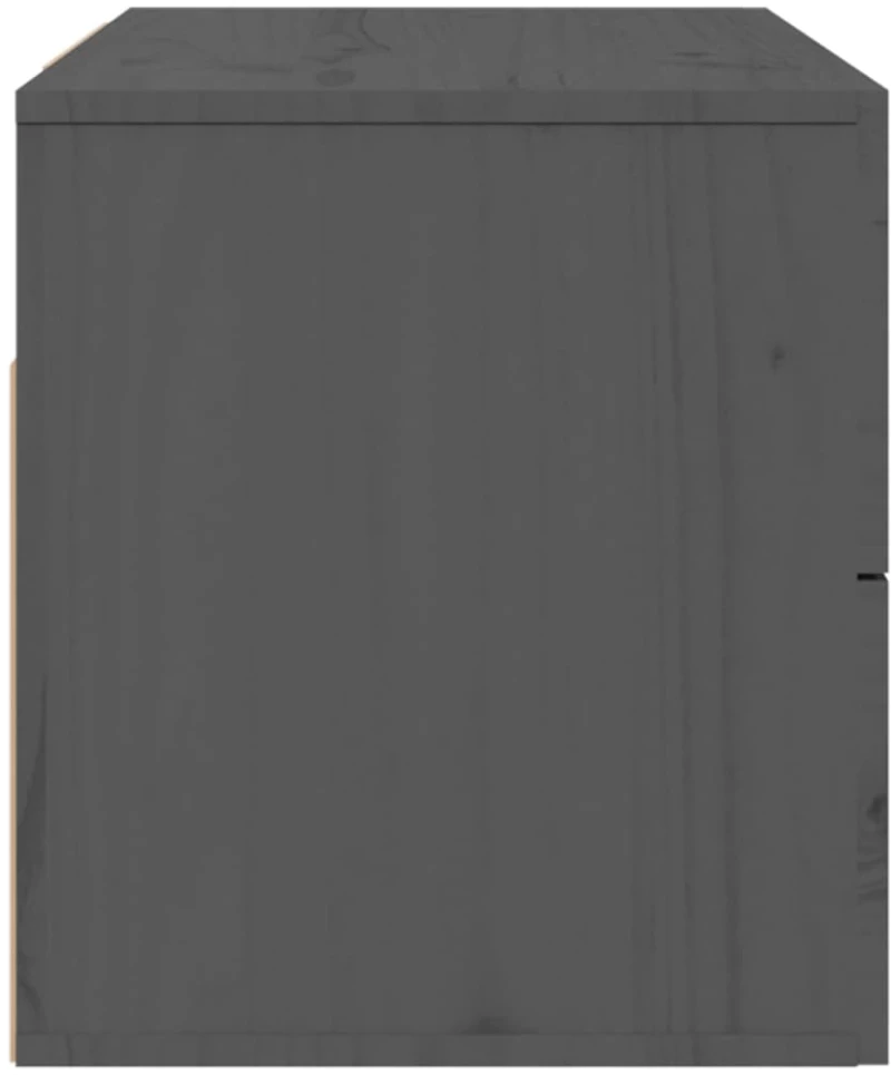 vidaXL Κομοδίνο Επιτοίχιο Γκρι 50 x 36 x 40 εκ. N/A Γκρι