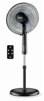 Izzy IZ-9002 Ανεμιστήρας Ορθοστάτης 40cm 70W με Τηλεχειριστήριο
