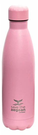 Estia Travel Flask Save The Aegean Μπουκάλι Θερμός Blossom Rose 500ml
