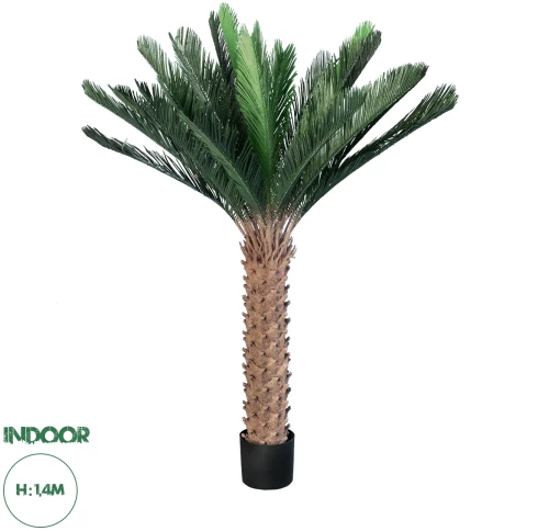 GloboStar® Artificial Garden CYCADS 20023 Τεχνητό Διακοσμητικό Φυτό Αρωματική Κύκας Υ140cm