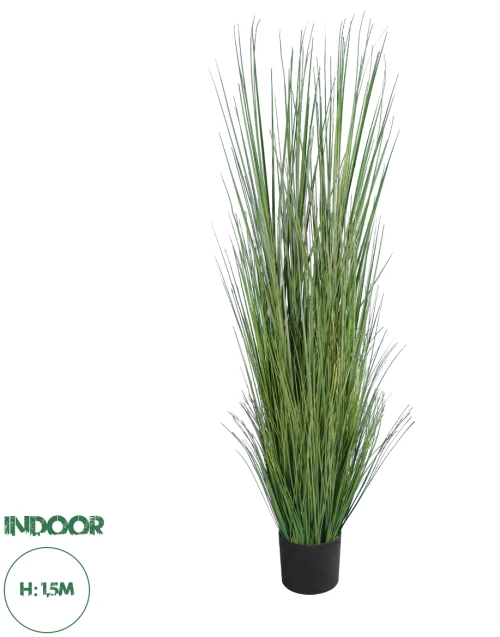 GloboStar® Artificial Garden PAMPAS GRASS 20071 Τεχνητό Διακοσμητικό Φυτό Γρασίδι της Πάμπας Υ150cm