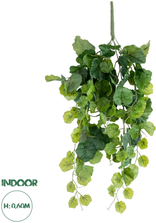GloboStar® Artificial Garden BEGONIA HANGING 20239 Τεχνητό Διακοσμητικό Κρεμαστό Φυτό Βεγονία Υ60cm