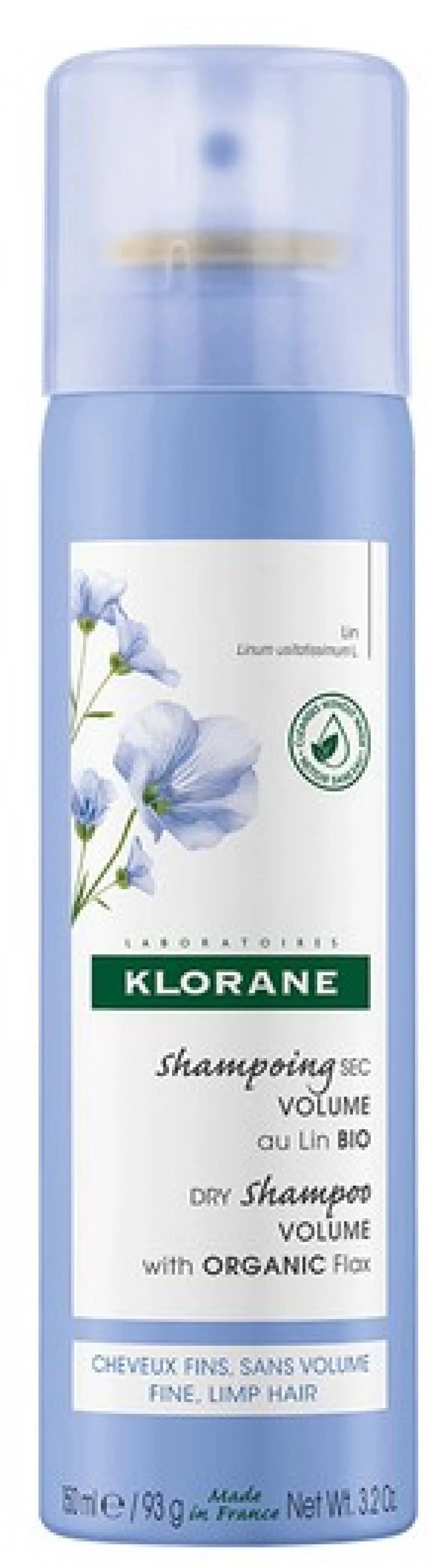 Klorane Linum Dry Shampoo για Όγκο με Λινάρι 150ml