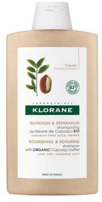 Klorane Σαμπουάν Θρέψης & Επανόρθωσης για Ξηρά Μαλλιά με Βούτυρο Cupuaçu 400ml