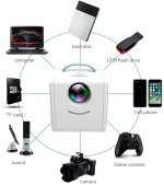 Mini Παιδικός Φορητός Βιντεοπροβολέας Q2  Led Multimedia USB, SD, HDMI, AV Προβολέας - Προτζέκτορας Projector Home Cinema με Τηλεχειριστήριο