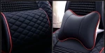 Πλήρες Σετ - Pu Leather Ανατομικά Καλύμματα Καθισμάτων Αυτοκινήτου 9 Τεμάχια DR-8010-BL