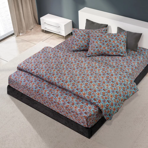 285247 ΣΕΤ ΣΕΝΤΟΝΙΑ ΦΑΝΕΛΕΝΙΑ ΥΠΕΡΔΙΠΛΑ MORNOS ART 11182 240X260 ΕΜΠΡΙΜΕ   BEAUTY HOME