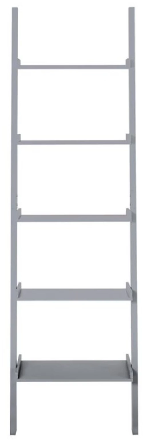 105802 SHELF ΒΙΒΛΙΟΘΗΚΗ - ΡΑΦΙΕΡΑ ΓΚΡΙ 56x32x189cm