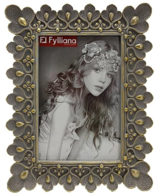 326183 ΚΟΡΝΙΖΑ FYLLIANA LEAF 10X15 ΑΣΗΜΙ ΧΡΩΜΑ 17X1,8X21,5ΕΚ