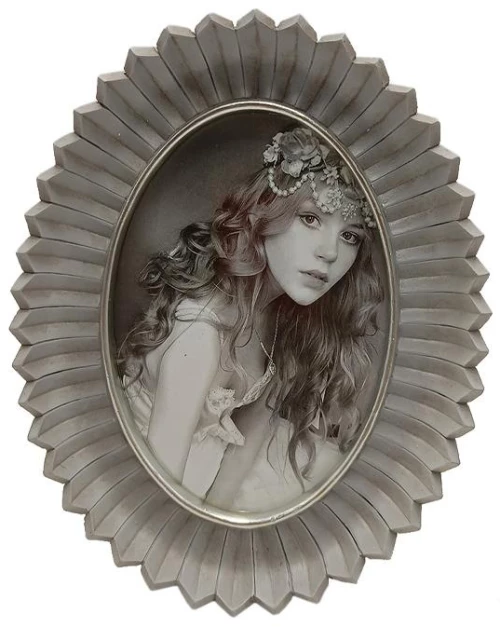 326195 ΚΟΡΝΙΖΑ ΟΒΑΛ FYLLIANA 15X20 ΑΣΗΜΙ ΧΡΩΜΑ 21X2,5X25,5ΕΚ