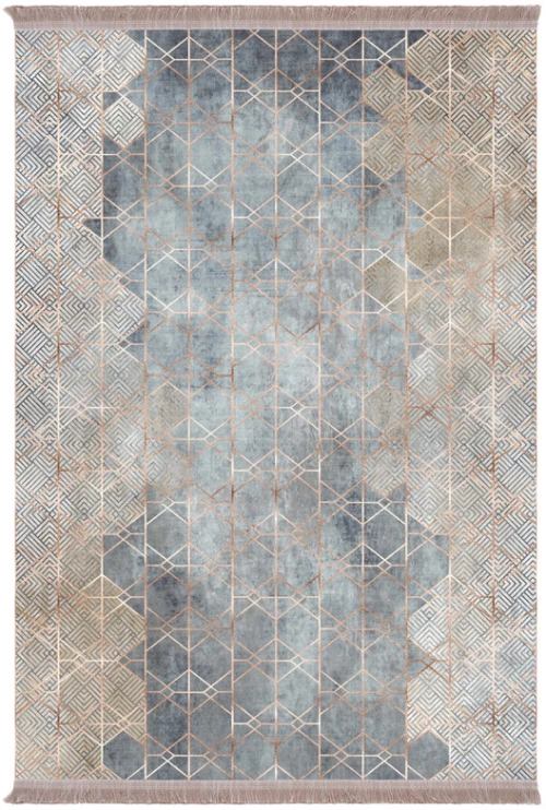 326389 ΧΑΛΙ ΣΑΛΟΝΙΟΥ ΜΕ ΚΡΟΣΙΑ JOSIANE ΠΟΛΥΧΡΩΜΟ  180X280 ΕΚ.