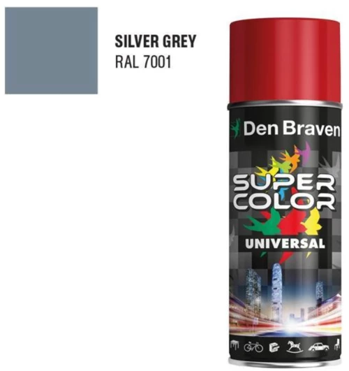 256866 Den Braven SC UNIVERSAL ακρυλικό σπρέι γκρι 400ml
