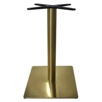 330333 WILSON ΒΑΣΗ ΤΡΑΠΕΖΙΟΥ GOLD INOX #201 / 14,00 KG 45x45cm H.72cm (ΣΕΤ 2 ΤΕΜΑΧΙΩΝ)