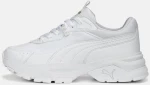 Puma Cassia Via Γυναικεία Chunky Sneakers White (389223-01)
