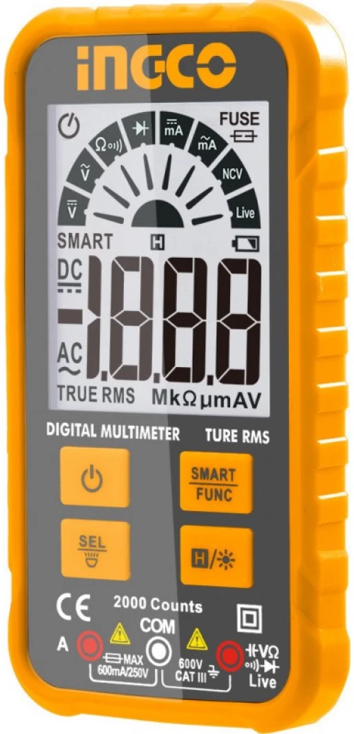Ingco Ψηφιακό Πολύμετρο DM6001