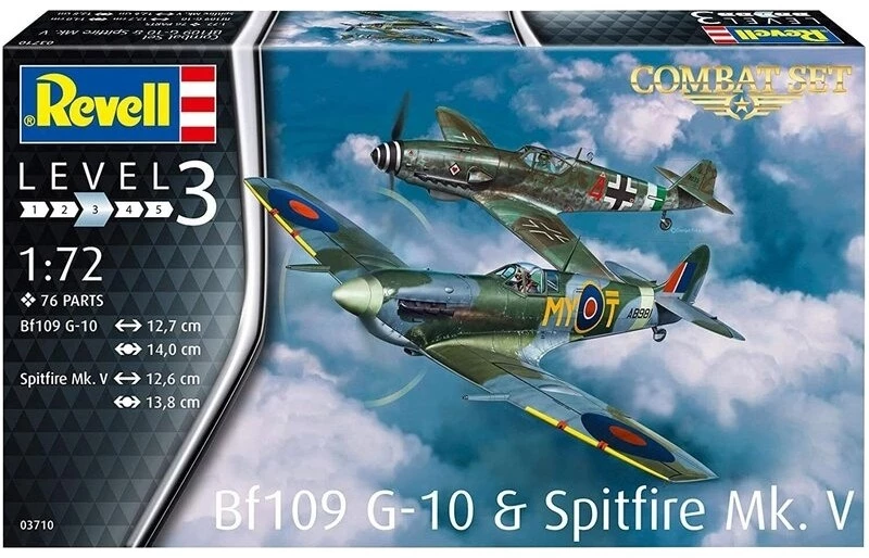 Revell Spitfire Mk.V &amp Bf109G-10 1:72