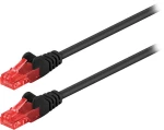 95255 CAT 6 U/UTP PATCH CABLE CCA 0.25m BLACK
