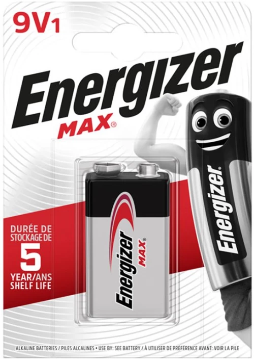 ENERGIZER 9V-9B-6LR61 MAX ALKALINE